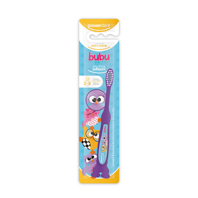 imagem do produto Escova Dental Escova Kids BUBU com Prot. e Ventosa  2  5 anos