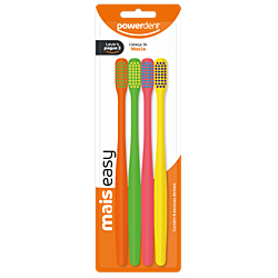 imagem de Escova Dental Mais Easy PACK com 4 unidades