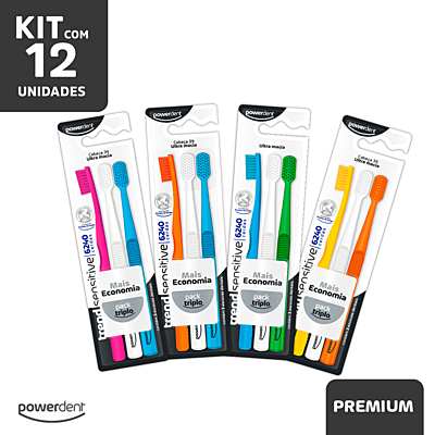 imagem do produto Escova Dental Trend Sensitive - 6240 - PACK com 3 Unidades